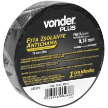 FITA ISOLANTE 19 X 20 PVC VONDER