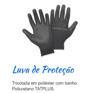 Luva nitrilika malha tam 10 tatplus PROTEPLUS EPI