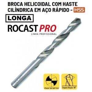 BROCA HSS LONGA 5/16 X 166 MM ACO RAPIDO ROCAST